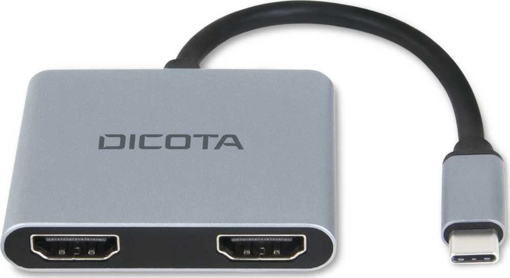 Dokų Stotis - DICOTA D32063 4-in-1 USB-C 4K HDMI Sidabrinė