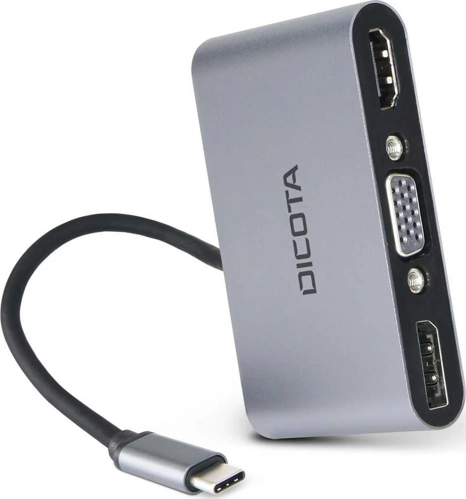 „Dicota USB-C“ nešiojama „5 viename“ prijungimo stotis 4K HDMI/DP PD 100 W