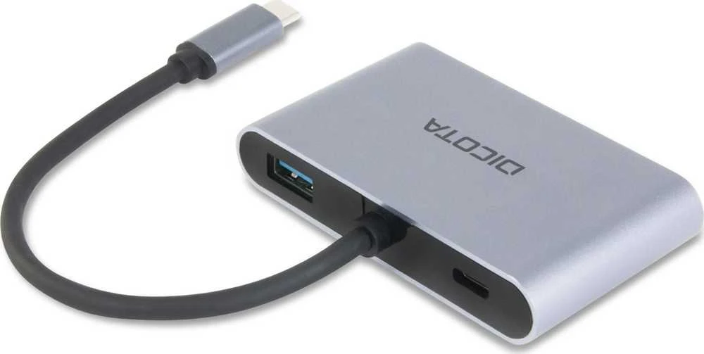 „Dicota USB-C“ nešiojama „5 viename“ prijungimo stotis 4K HDMI/DP PD 100 W