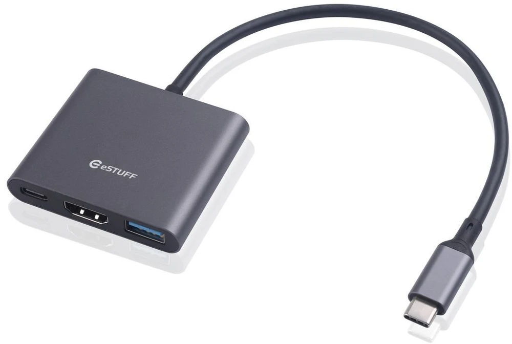 Stotelė / replikatorius eStuff AV Multiport USB-C (ES623001)
