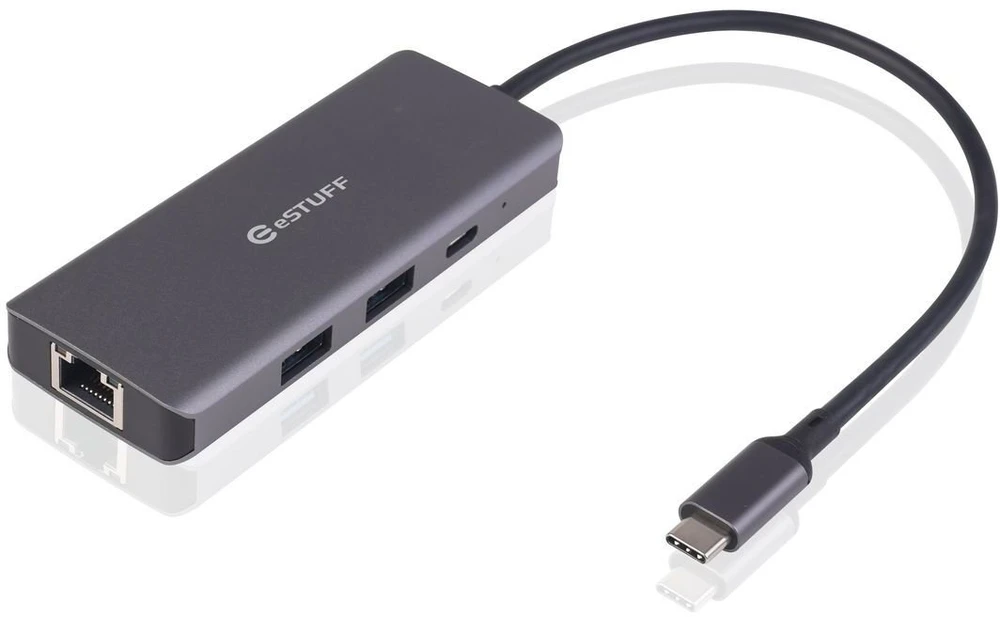Stotelė / replikatorius eStuff Mobile 6w1 USB-C (ES623013)