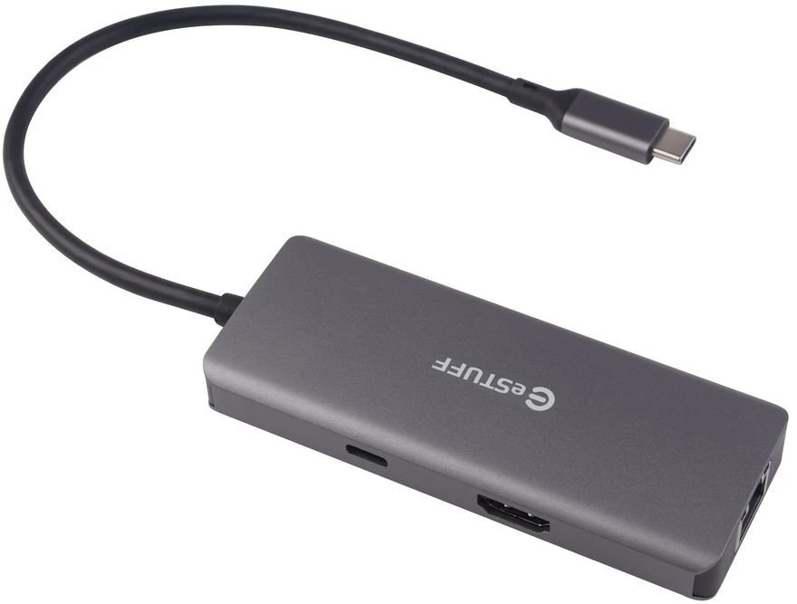 Stotelė / replikatorius eStuff Mobile 6w1 USB-C (ES623013)