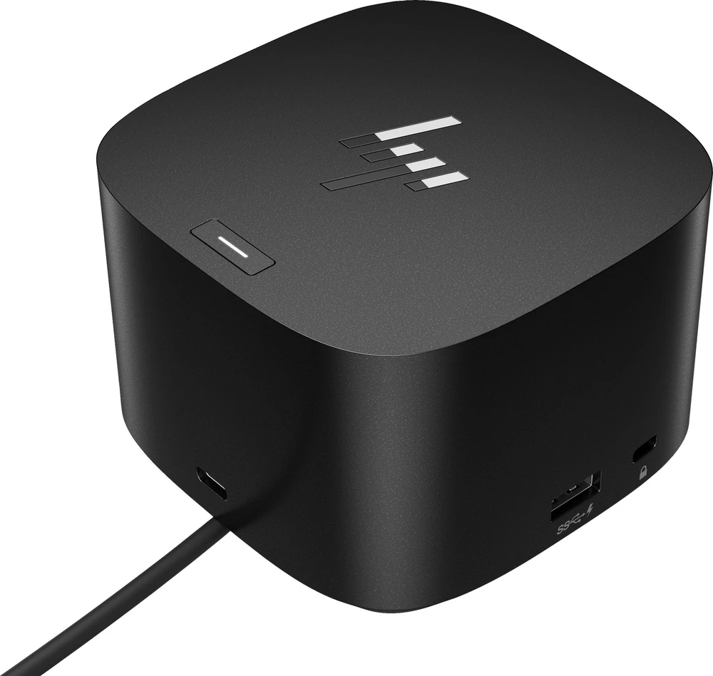 Hewlett Packard (HP) HP Thunderbolt dokas 120W G4, Laidinis, Thunderbolt 4, Juoda, Kensington, 100 - 240 V, 50 - 60 Hz