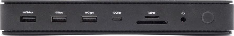 I-TEC Thunderbolt 4 2x Ekranas Dock Generation 3 7x USB + jo 1x TB4 2.5GLAN PD 92W 1m TB4 Kabelis SD/TF kortelių skaitytuvas 3,5 mm garso