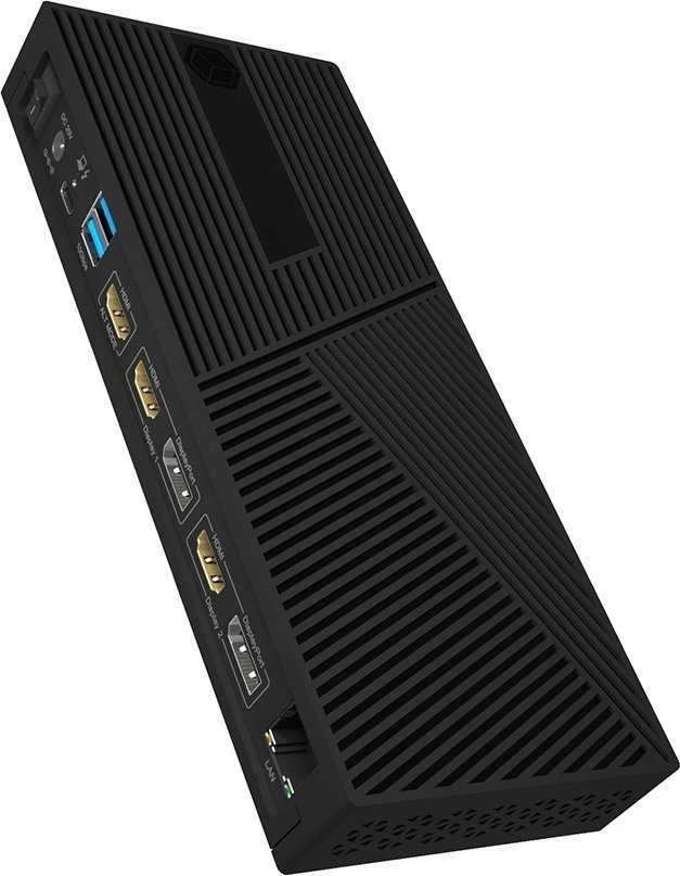 RaidSonic ICY BOX IB-DK2246AC kelių prijungimo stotelė nešiojamiesiems kompiuteriams ir asmeniniams kompiuteriams