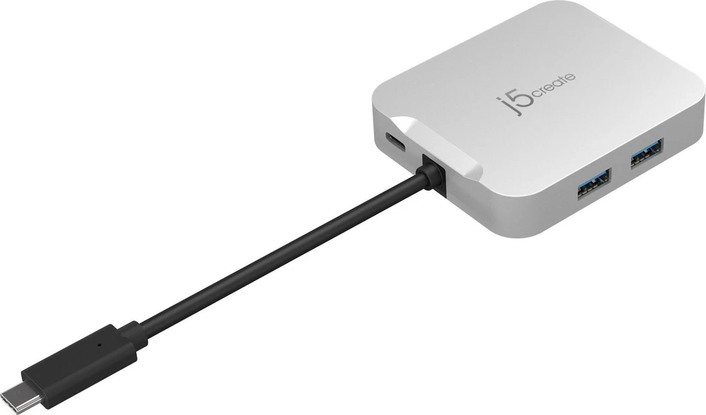 J5create – 4K60 Elite USB-C PD kelių prievadų adapteris