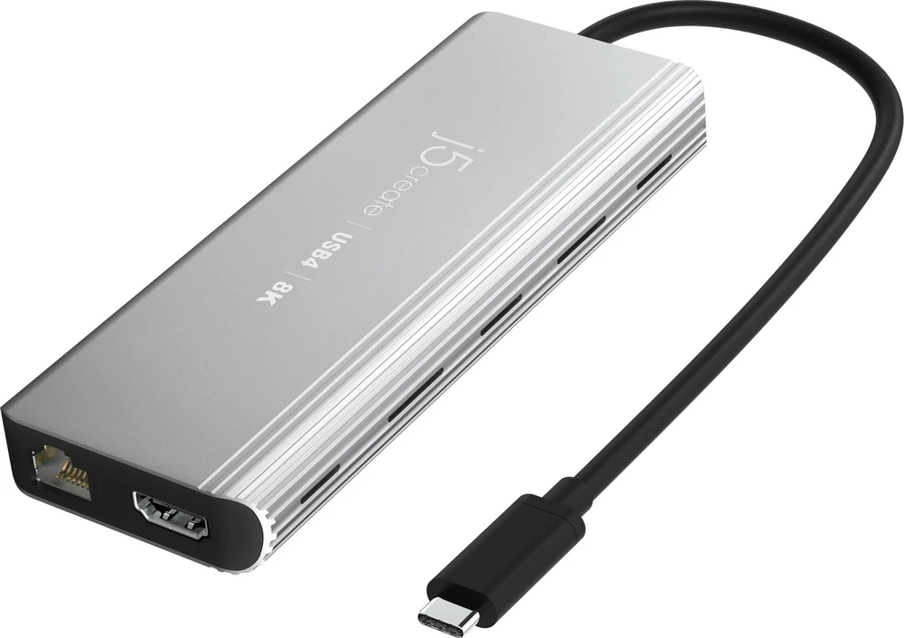 J5Create USB4 8K MULTI-PORT HUB SPACE/Pilkas