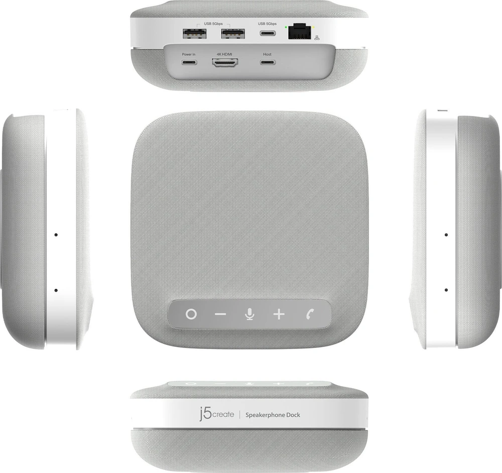 J5create USB-C prijungimo stotelė / replikatorius su garsiakalbiu (JCDS335-N)