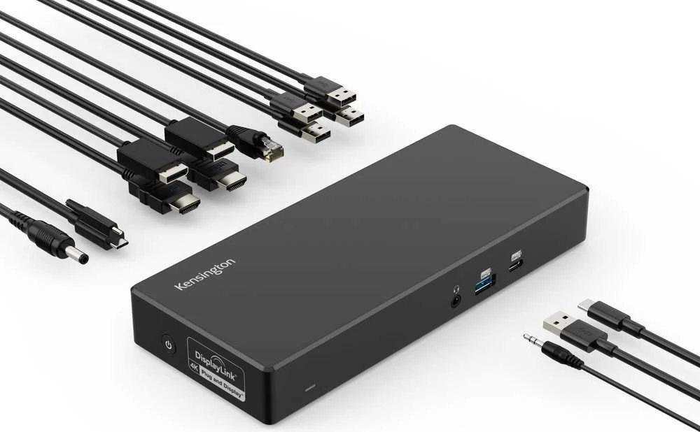 Leitz KENSINGTON SD4781p USB-C ir USB-A dviguba 4K prijungimo stotelė