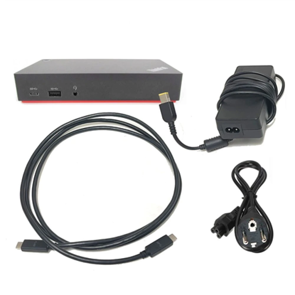 Lenovo Renewed Naudotas atnaujintas „Lenovo ThinkPad USB-C Dock Gen 2“ 40AS 90W, įskaitant maitinimo bloką