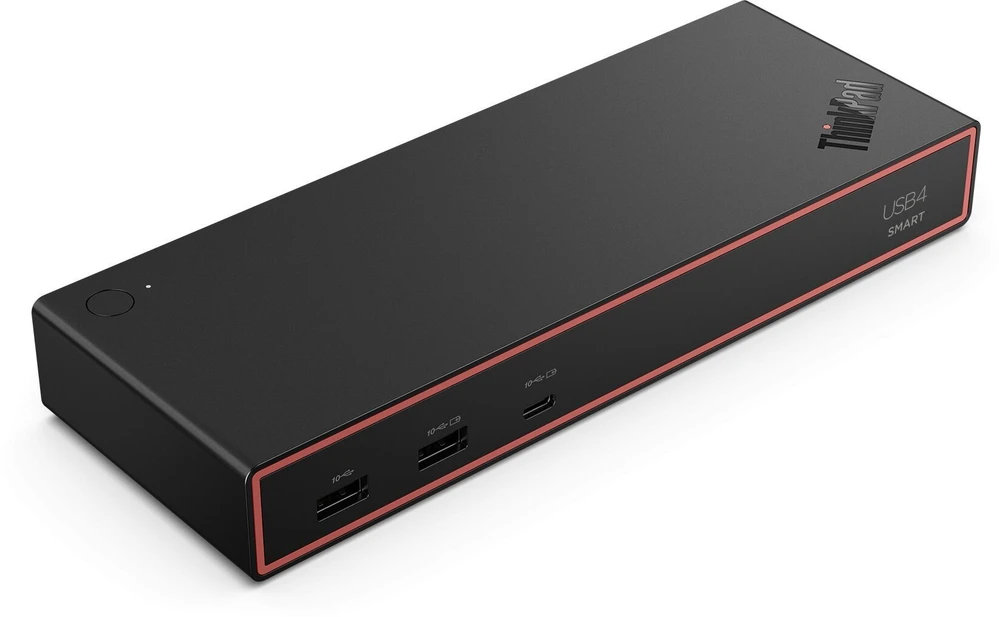 Lenovo „ThinkPad“ USB4 išmanusis dokas 5500, laidinis, juodas