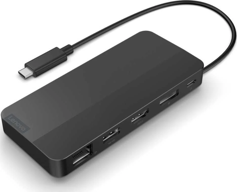 Lenovo | USB-C Dual Ekranas Travel Dock su adapteriu | 40B90100EU | Ethernet LAN (RJ-45) jungtys 1 | DisplayPorts quantity 1 | USB 3.0 (3.1 Gen 1) jungtys quantity 1 x USB-A 10 Gbps, 2 x USB-C 10 Gbps | HDMI jungtys quantity 1 | 65 W | Garantija 36 mėn.