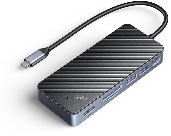 „Orico Doko“ stotelis USB-C su M.2 kietuoju disku, 10 Gbps, HDMI 4K 60Hz