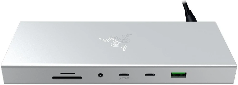 Razer USB 4 dokas - Mercury Baltas - EU