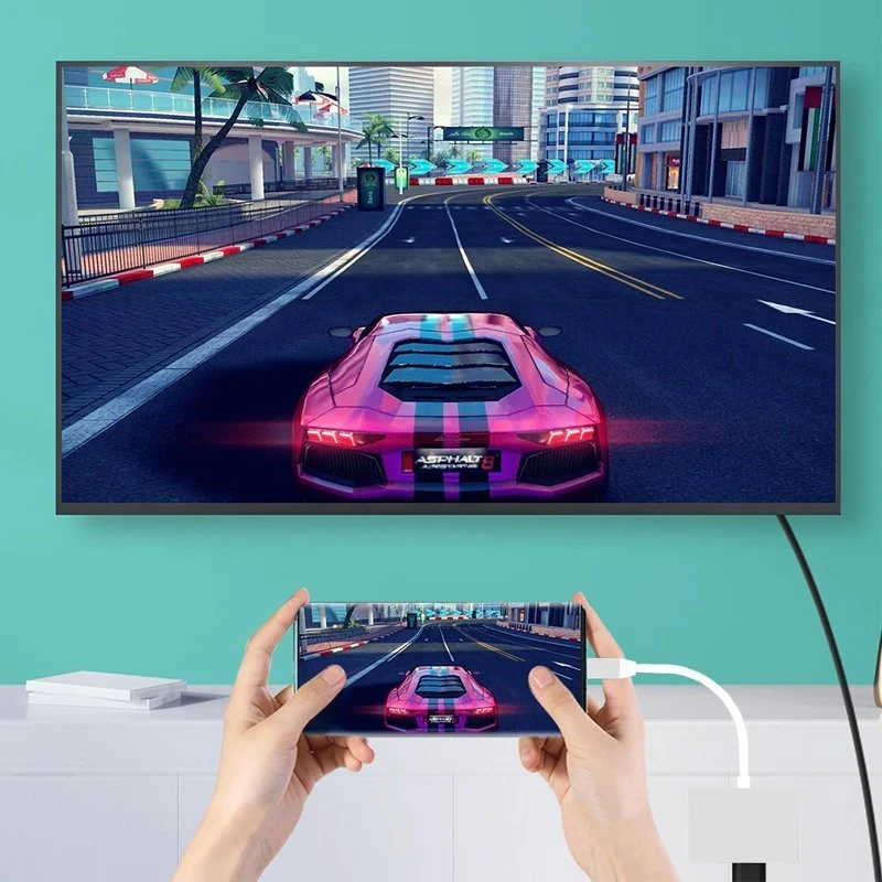 Przejściówka adapteris 3in1 USB-C 4K HDMI šakotuvas USB 3.0 -E379