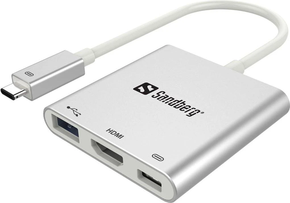 Sandberg USB-C mini dokas HDMI+USB