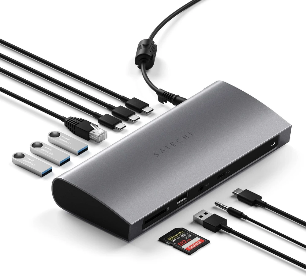 Stacja/replikator Satechi Thunderbolt 4 Dock (ST-UCT4DM)