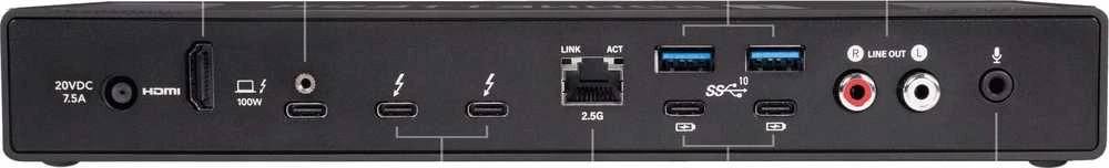 Sonnet Echo 20 Thunderbolt 4 SuperDock, docking station (juodas)