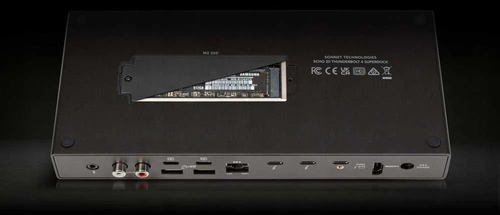 Sonnet Echo 20 Thunderbolt 4 SuperDock, docking station (juodas)