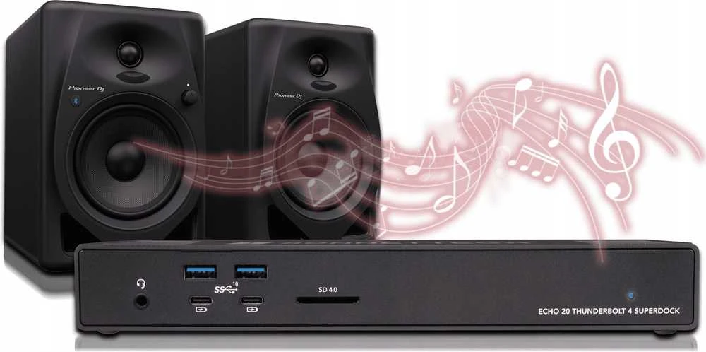 Sonnet Echo 20 Thunderbolt 4 SuperDock, docking station (juodas)