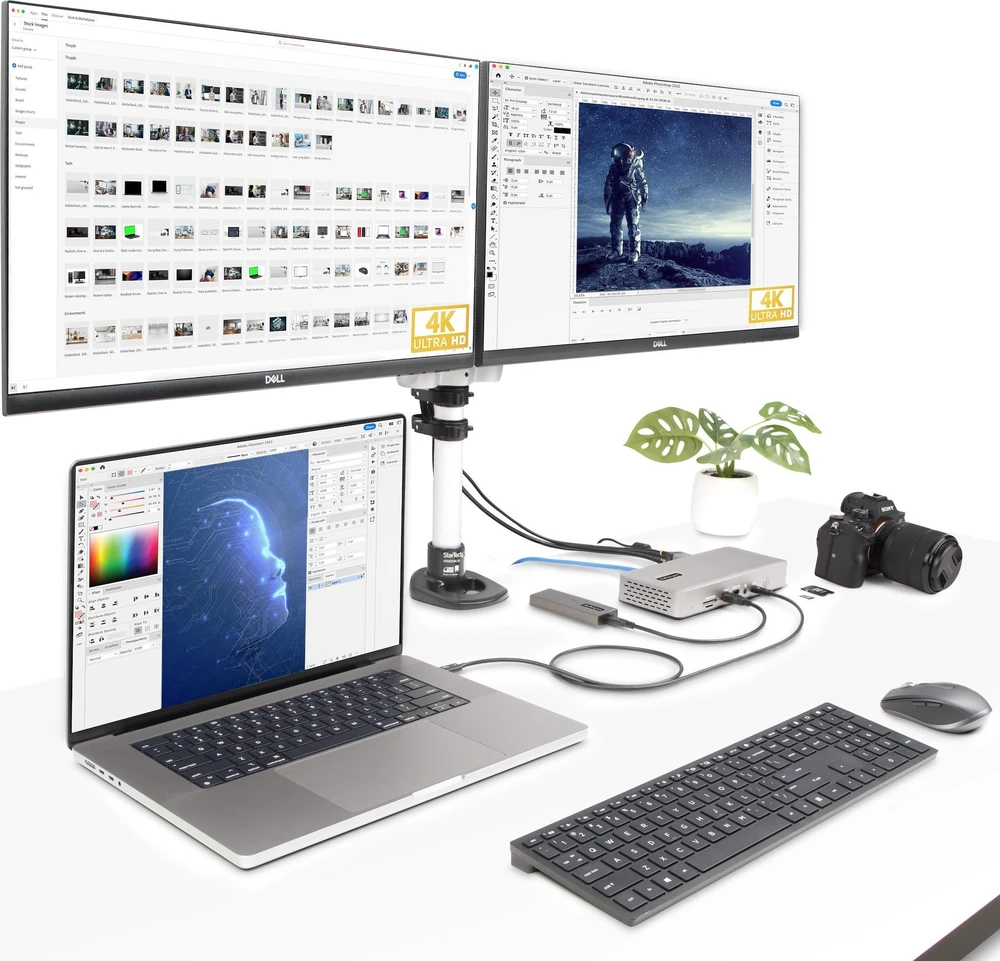 StarTech THUNDERBOLT 4 DOKAS 2X HDMI/DP/2X HDMI 2X EKRANAS – 98W PD