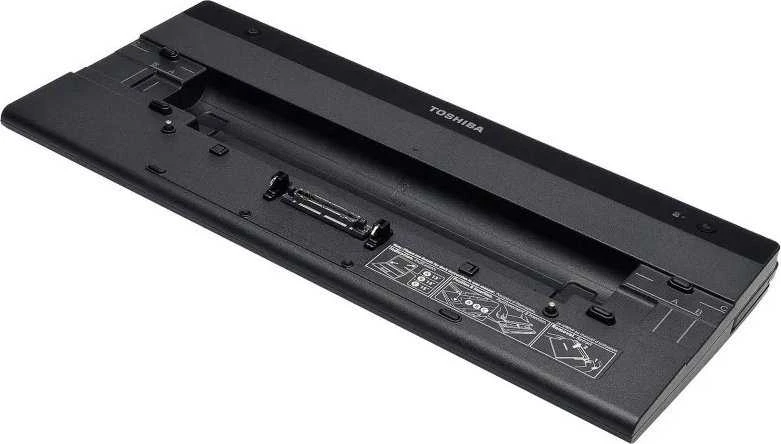 Toshiba PA3916E-1PRP knyginių kompiuterių dokas / jungčių replikatorius Juoda