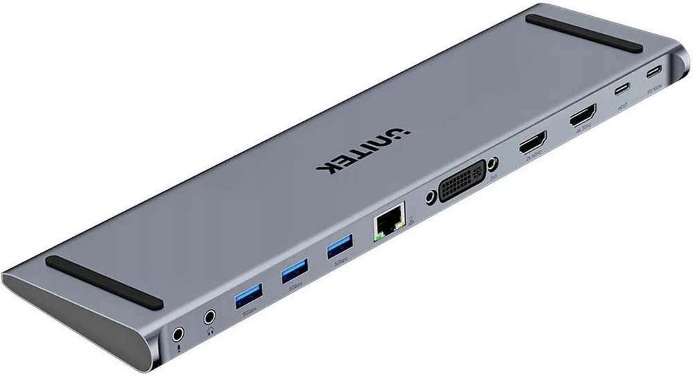 Doko stotelė Unitek USB-C su DisplayLink 4K | 4K@30Hz | 5Gbps | PD 100W