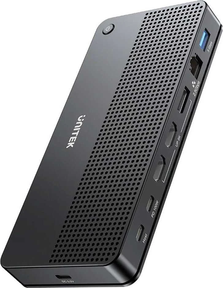 Unitek D1104A01 13in1 MST HDMI DP 8K PD 100W prijungimo stotelė