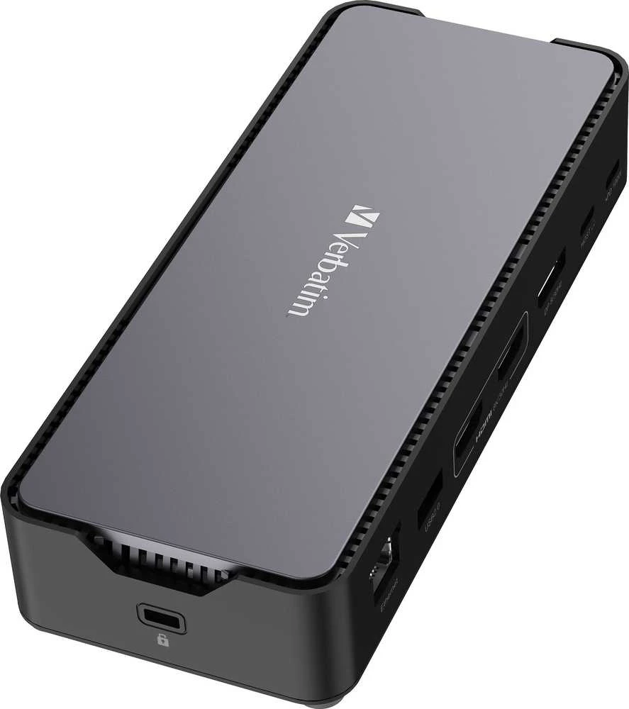 VERBATIM USB-C Pro įkrovimo stotelė, 15 prievadų, CDS-15