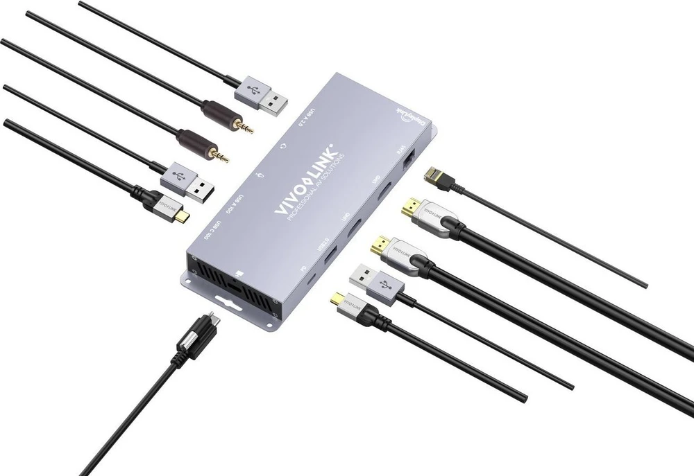 Stacja/replikator VivoLink VLUSBCHUB3 USB-C