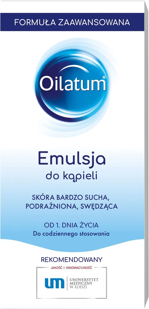 Stada „Oilatum Formula Advanced“ vonios emulsija sausai ir sudirgintai odai, 400 ml