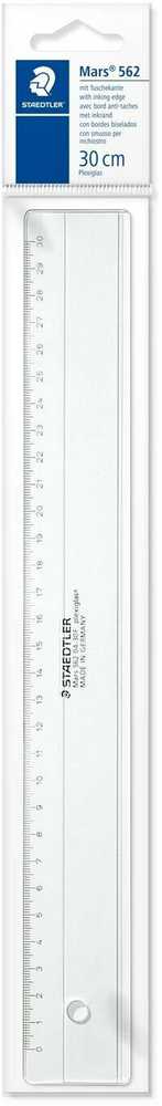 Staedtler Staedtler 562 04-30F linijka Linijka biurkowa 300 mm Permatomas 1 vnt.