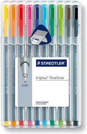 Staedtler triplus fineliner 10 spalvų rinkinys