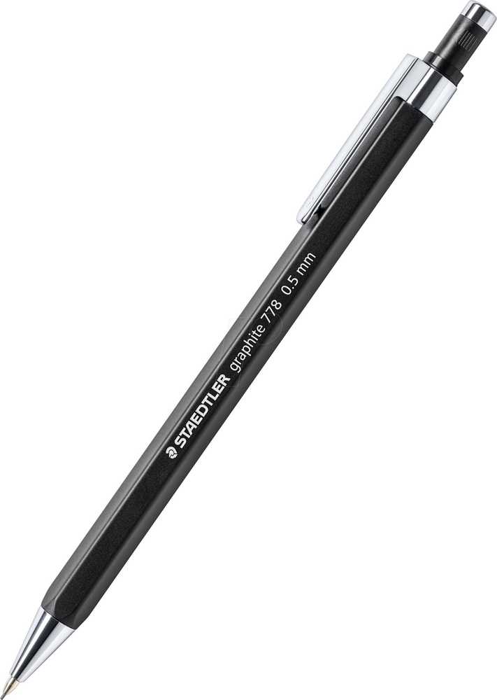 STAEDTLER Druckbleistift graphite 778 05-9 B 0,5mm Schaft juodas (778 05-9)