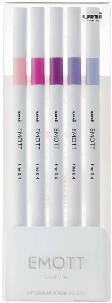 Staedtler Emott 27 vnt. plonų flomasterių rinkinys, 5 vnt. Maži stalo stovai, 7 vnt.