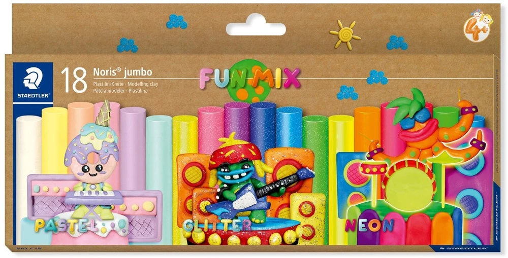 Staedtler Modeliavimo plastilinas 842 C18 keramika/modeliavimo mišinys 300g Įvairiaspalvis