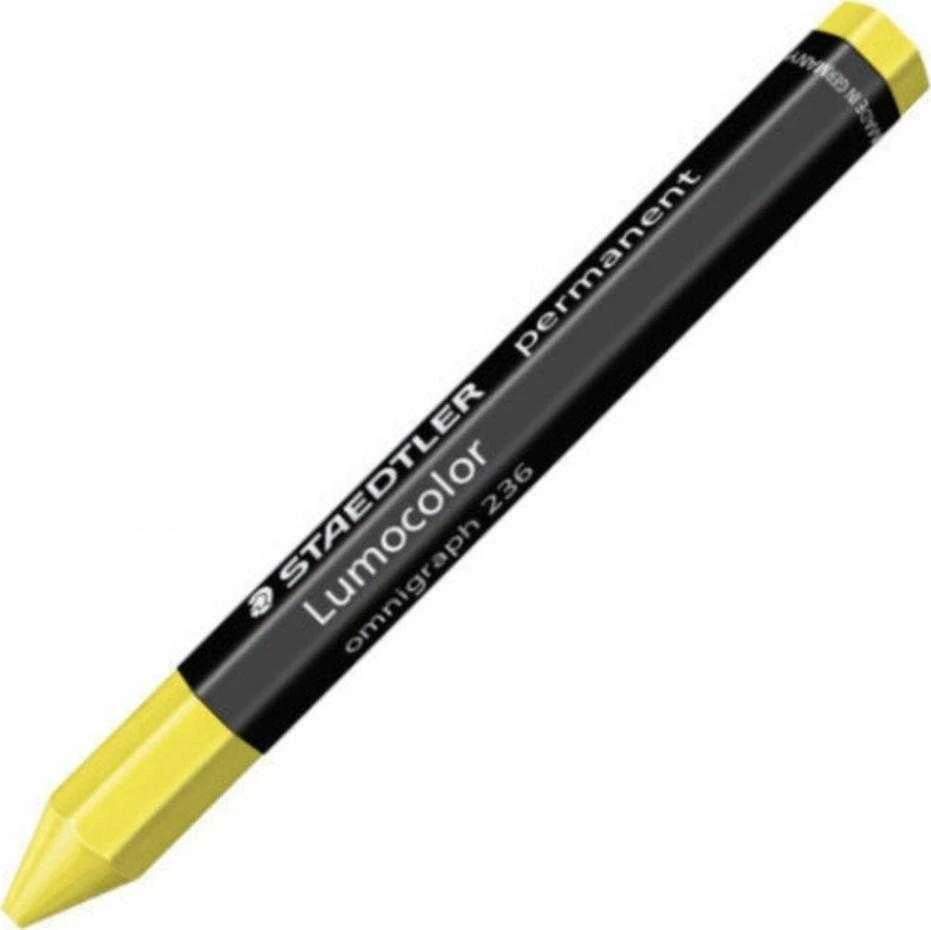 Sausas permanentinis žymeklis STAEDTLER LUMOCOLOR, GELTONA