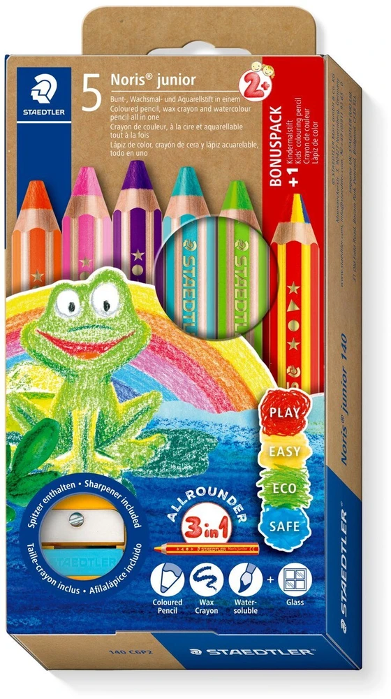Staedtler Kredka Noris junio Set 100% PEFC (140 C6P2)
