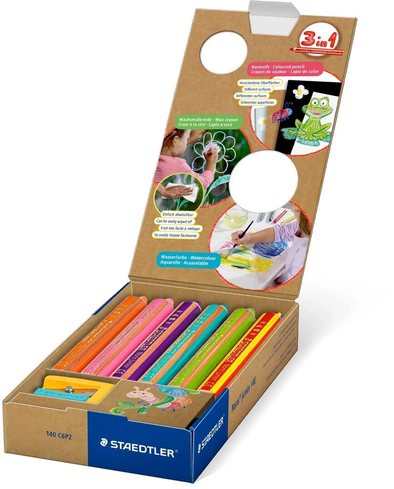 Staedtler Kredka Noris junio Set 100% PEFC (140 C6P2)