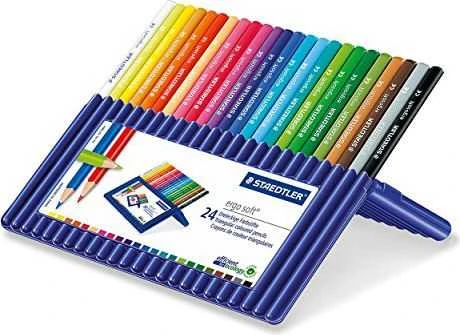 Staedtler - Ergosoft - spalvoti pieštukai, 24 vnt (157 SB24)