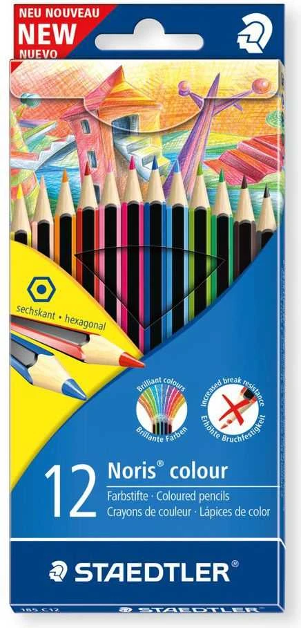 Pieštukai spalvoti STAEDTLER Noris, 12 spalvų