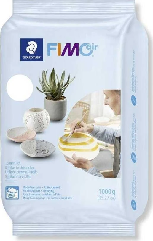 Staedtler Masa modelarska Fimo air basic 1kg balta