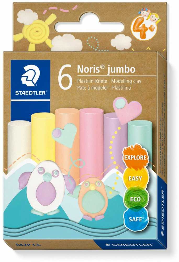 Staedtler STAEDTLER Plastilin-Knete Noris Jumbo pastel