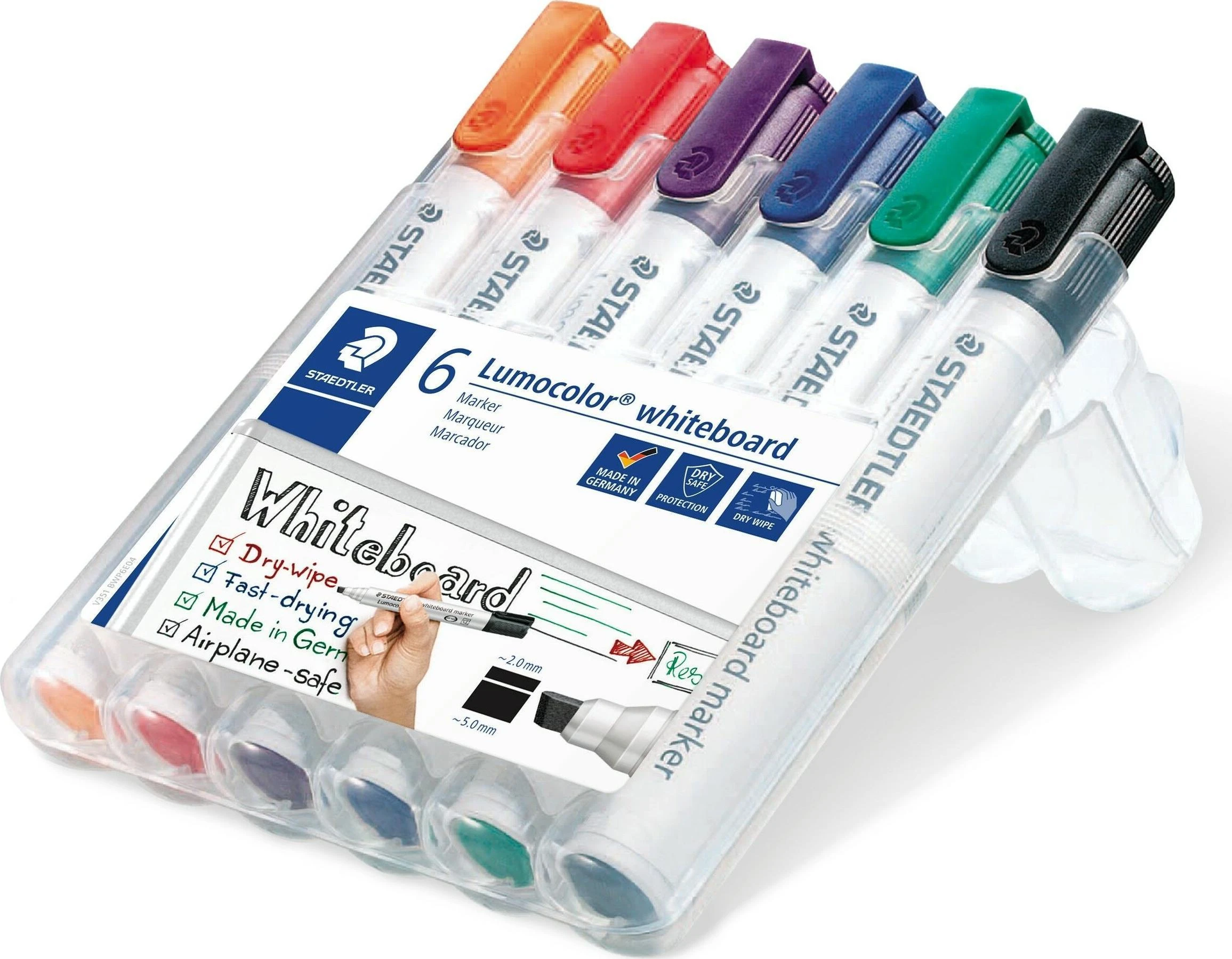 Staedtler STAEDTLER lentos žymeklis Lumocolor 6st Box