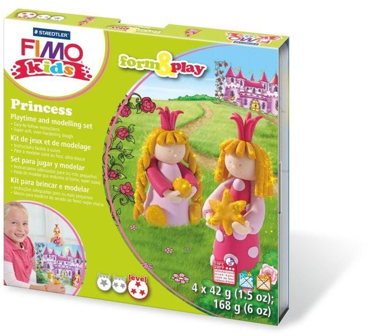 Polimerinio molio kūrybinis rinkinys vaikams Fimo "Princesė"