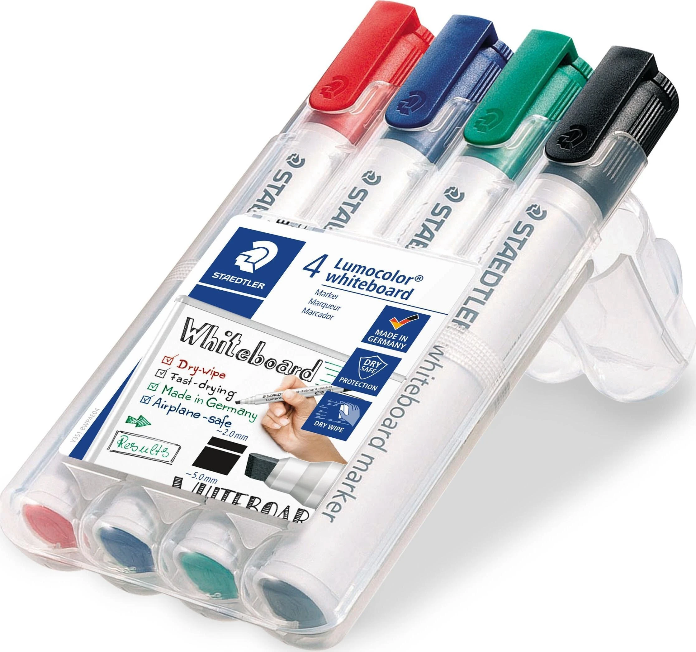 Staedtler Sauso trynimo žymeklis 4k lentoms dėkle CUTTED Staedtler