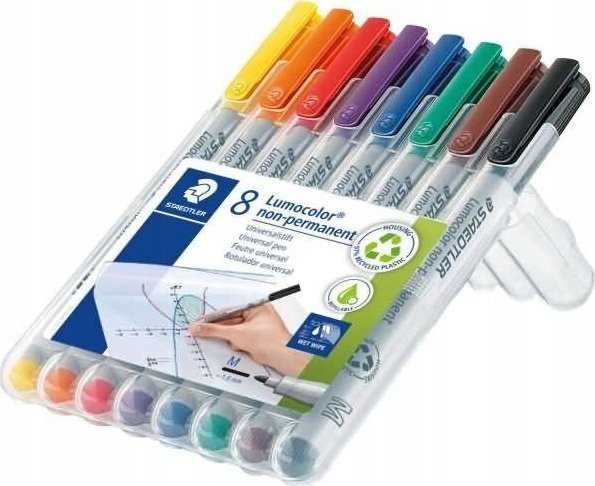 Staedtler Staedtler 315 WP8 marker 1 vnt. Juodas, Mėlyna, Ruda, Žalias, Oranžinė, Raudona, Violetinis, Geltonas
