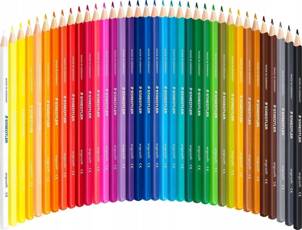 Spalvoti pieštukai „Staedtler Ergosoft“, 36 vnt. (157 M36)