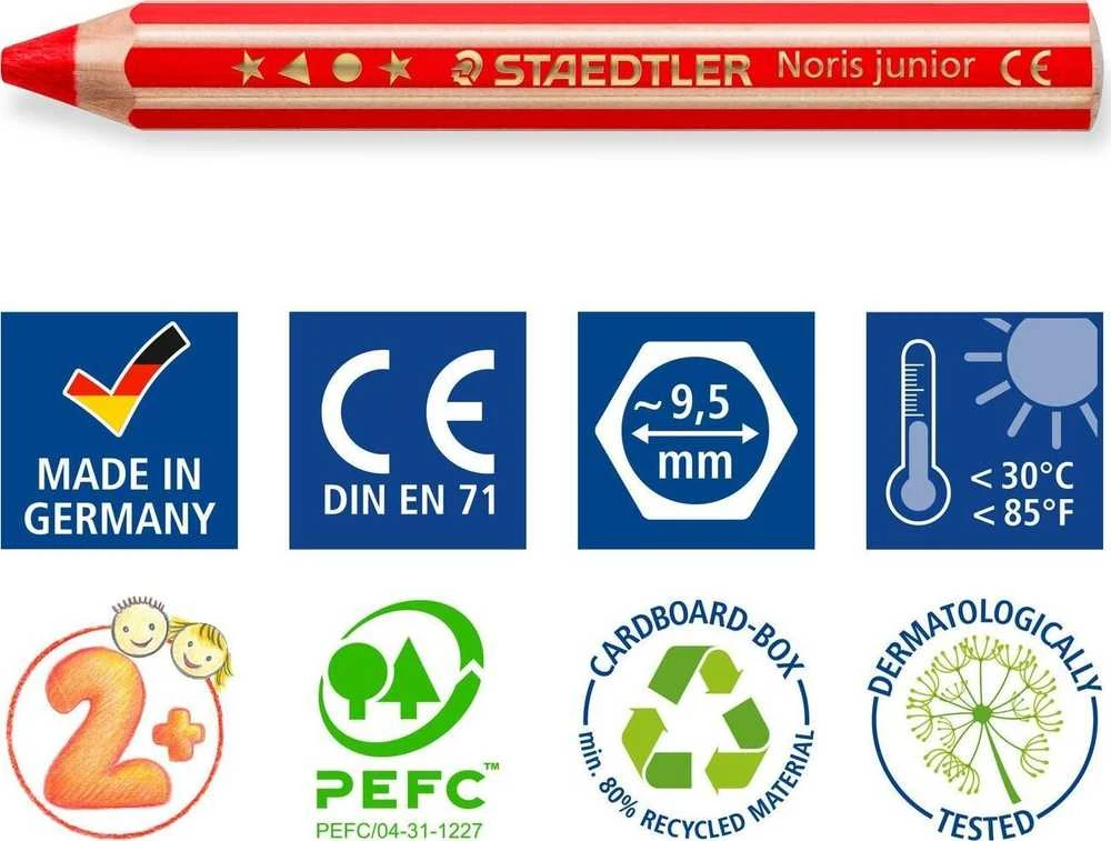 Staedtler STAEDTLER Buntstift Noris jun 18ST
