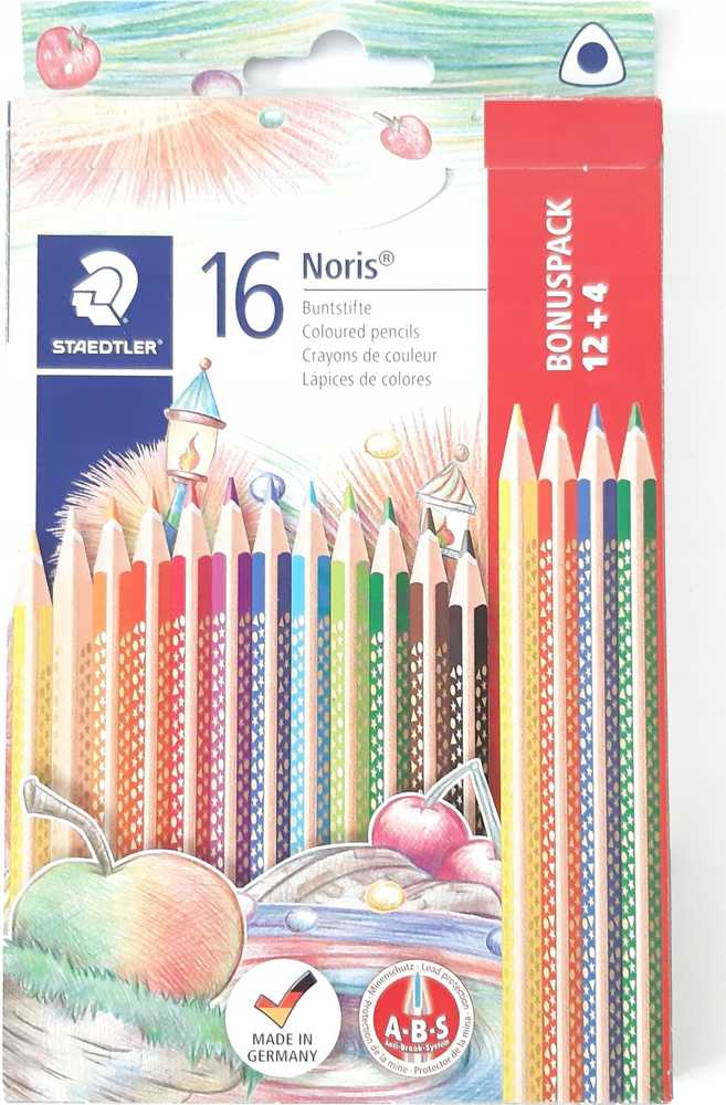 Staedtler Noris Colour spalvoti pieštukai, 16 vnt.